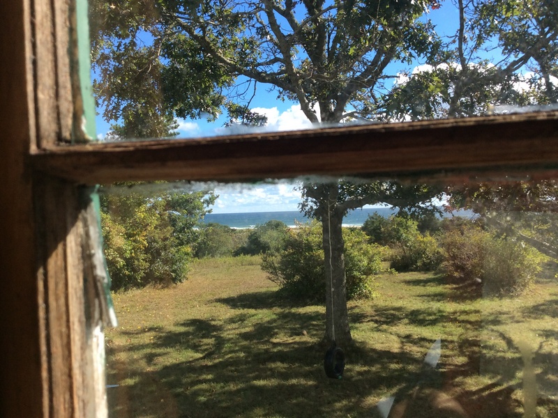 Window Restoration Cape Cod - Can you see the exterior glazing compound peeling away?  