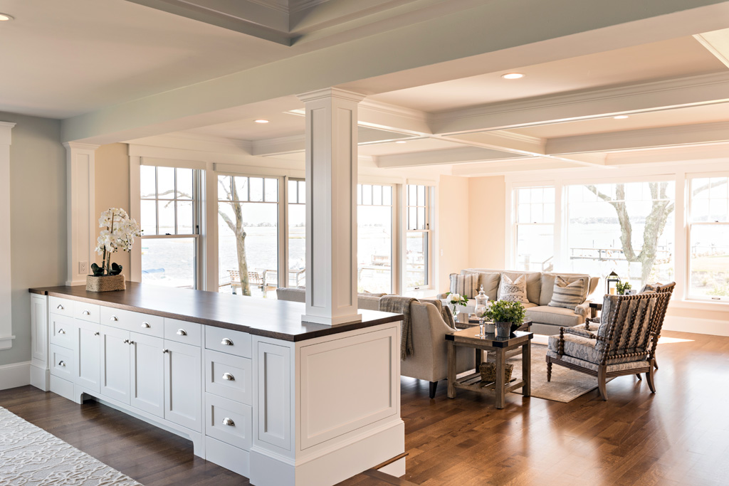 Bass River Builders and Remodeling - Cape Cod Waterfront - Living Spaces